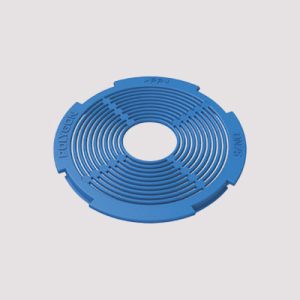 Blue Simple Air Volume Balancing Valve - for Corrugated Round Pipe