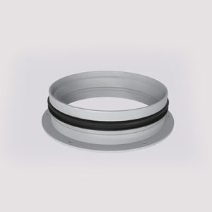 Gray ABS Straight Flange Air Outlet