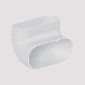 Oval Pipe Vertical 90° Elbow