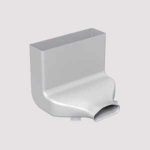 Shield Pipe 90° Square Grille Bearing Port